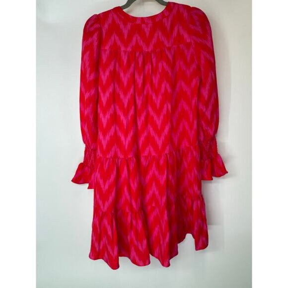 Pomander place hot pink ikat kenzo dress S - Picture 5 of 5